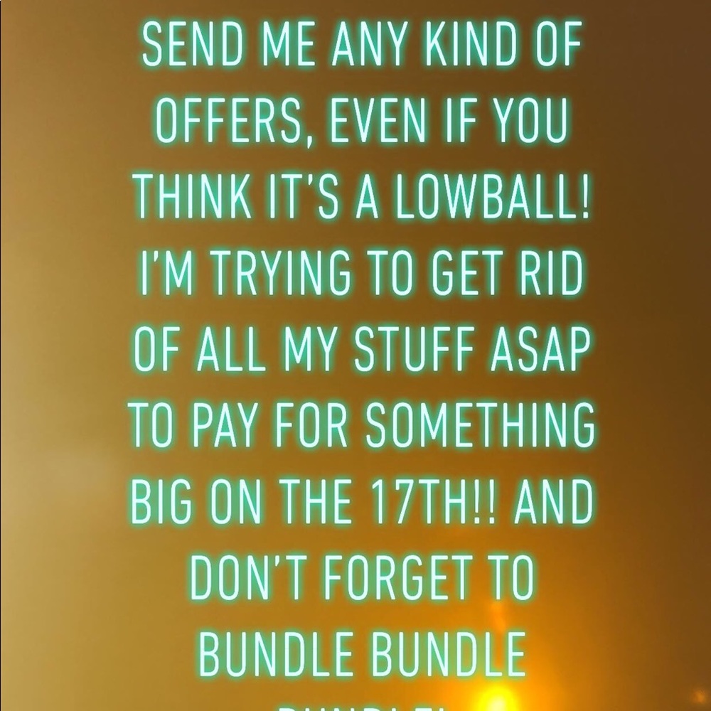 🥰 Send offers!!! 🥰